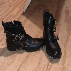 Black Combat Boots